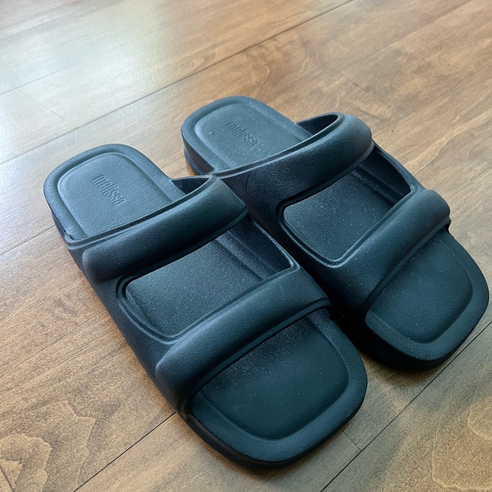 Black Melissa Free Grow Sandals - Picture 3 of 3